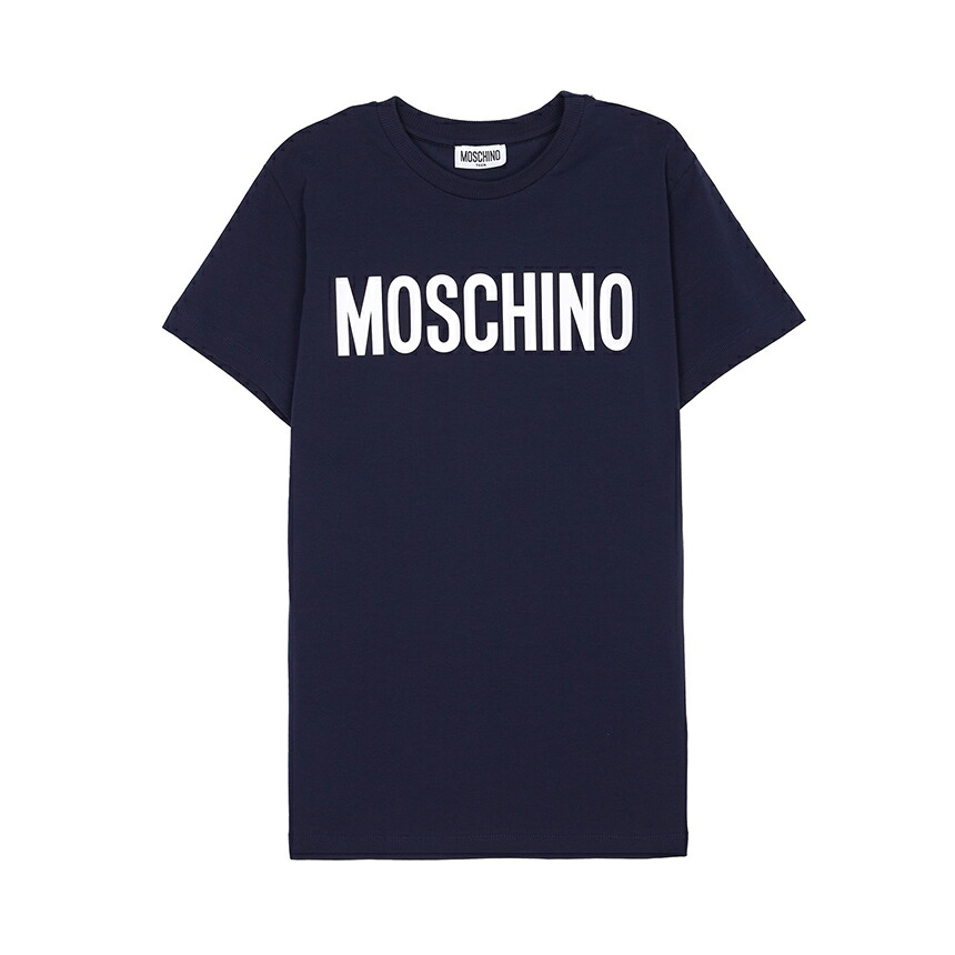 【3%オフクーポン離れ離れ中】 MOSCHINO KIDS モスキーノキッズ もの言う花 半袖プルオーバー HUM05U LBA10 40016