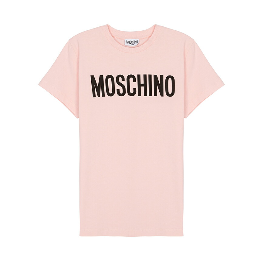 【3%オフクーポン離れ離れ中】 MOSCHINO KIDS モスキーノキッズ もの言う花 半袖プルオーバー HUM05U LBA10 50209
