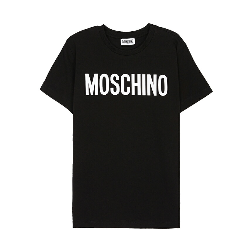 【3%オフクーポン離れ離れ中】 MOSCHINO KIDS モスキーノキッズ もの言う花 半袖プルオーバー HUM05U LBA10 60100