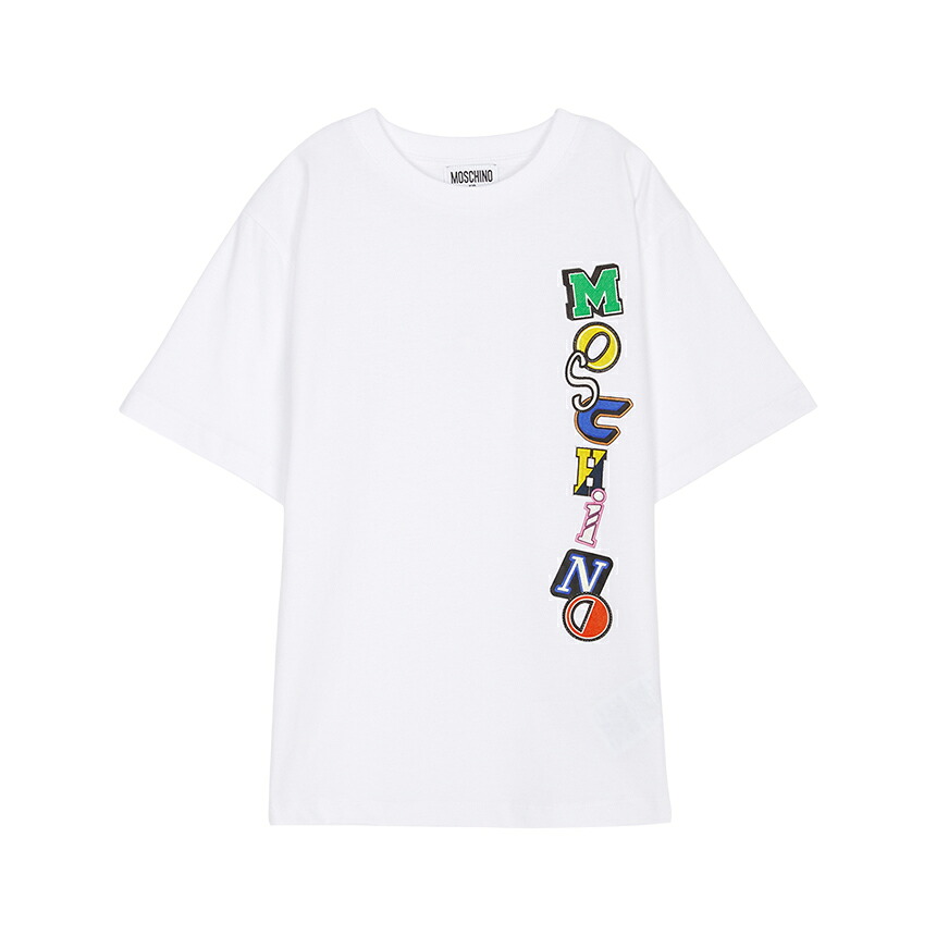 【3%オフクーポン配布中】 MOSCHINO KIDS モスキーノキッズ ベビー 半袖Tシャツ HYM05G LAA02 10101｜LUXBOY店