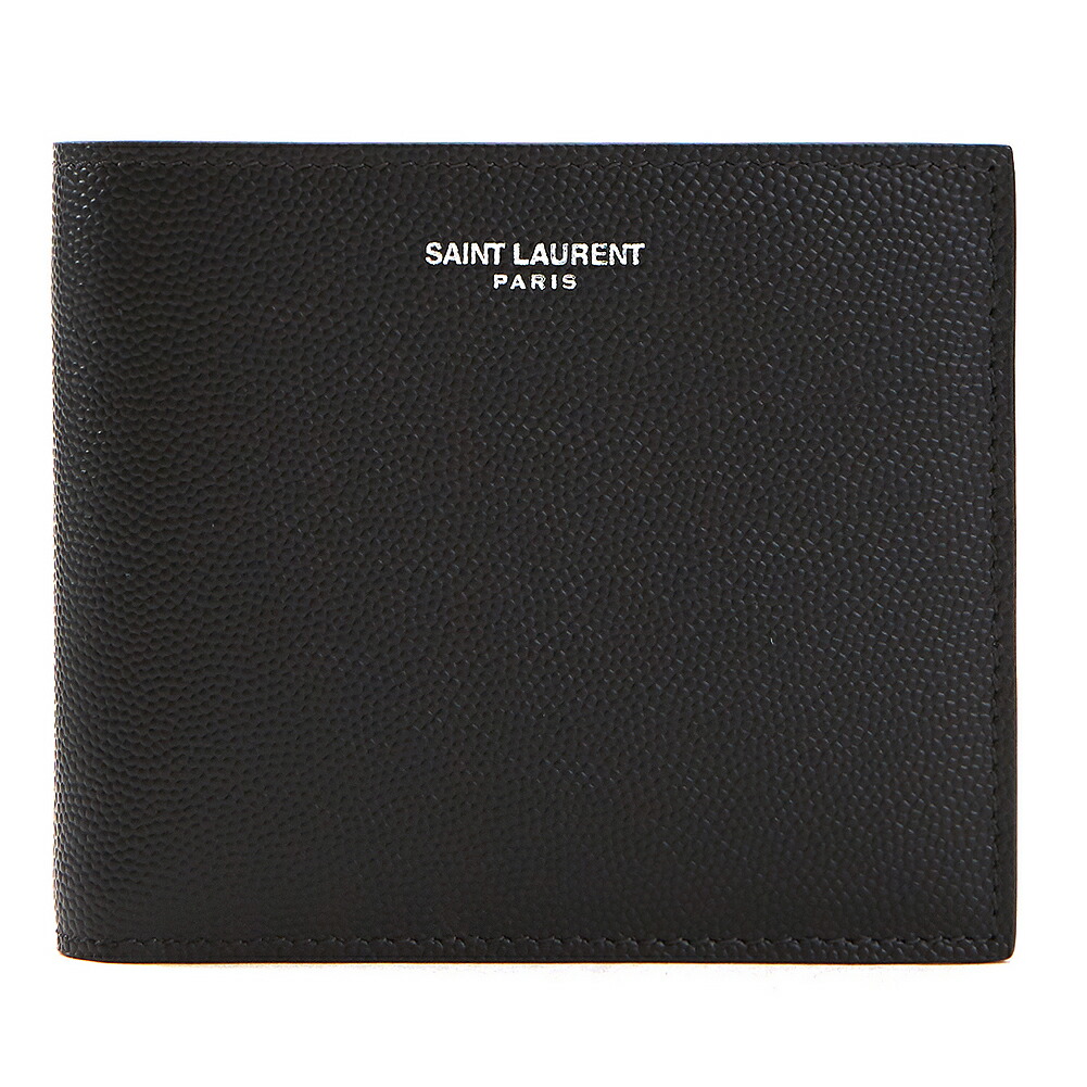 SAINT LAURENT 財布　メンズ SAINT LAURENT サンローラン 3つ折り財布 小銭入れ付き MONOGRAM