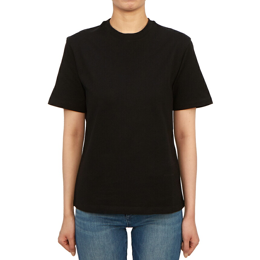 【3%オフクーポン配布中】FERRAGAMO フェラガモ レディース 半袖Tシャツ 11 1958 NERO 0765439｜LUXBOY店