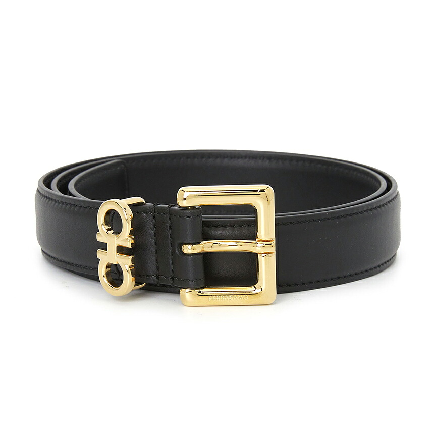 【3%オフクーポン配布中】 FERRAGAMO フェラガモ レディース カジュアルベルト 23 0346 001 0780415|LUXBOY店