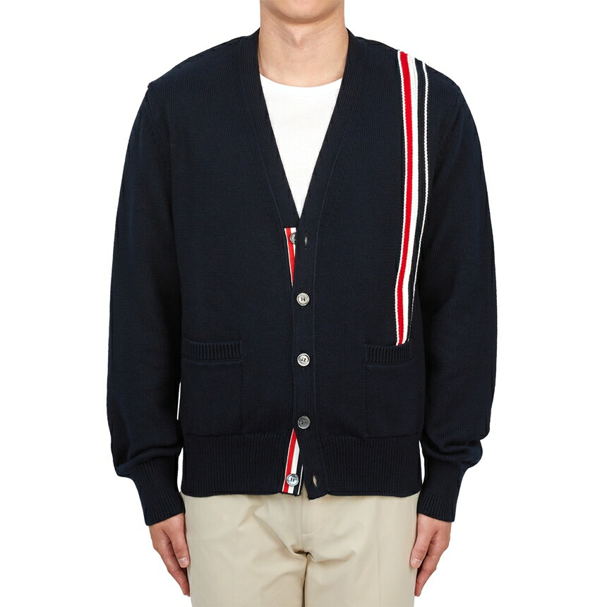 トムブラウンカーディガン THOM BROWNE トムブラウン 国内正規品 スコットランド製