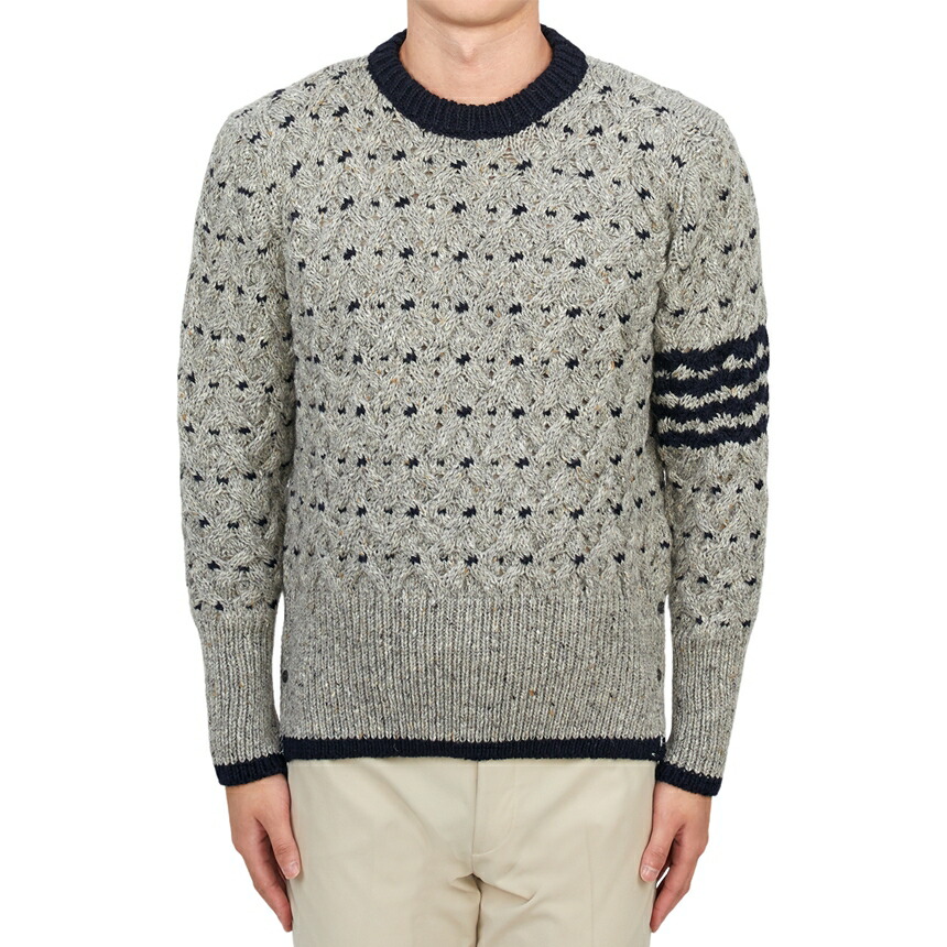 り*ー様 THOMBROWNE トムブラウン カシミヤニット ダークグレー り*ー様 THOMBROWNE トムブラウン カシミヤニット ダークグレー