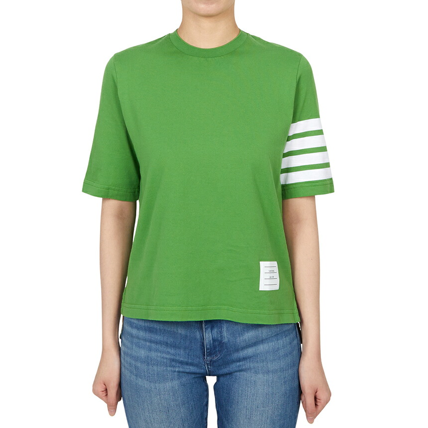THOM BROWNE レディース 長袖Tシャツ FJS103G 07862 415 THOM BROWNE レディース 長袖Tシャツ FJS103G 07862 415 톰