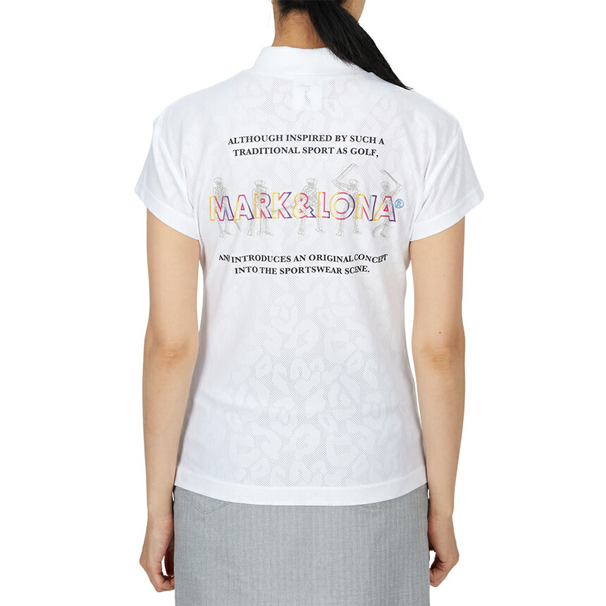 【3%オフクーポン散り散り中】 MARK \u0026 LONA マークアンドロナ レディース 半袖ティーシャツ MLW 5A AA03 WHITE