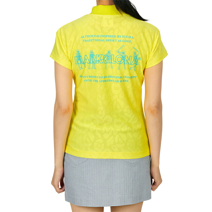 【3%オフクーポン散り散り中】 MARK \u0026 LONA マークアンドロナ レディース 半袖ティーシャツ MLW 5A AA03 YELLOW