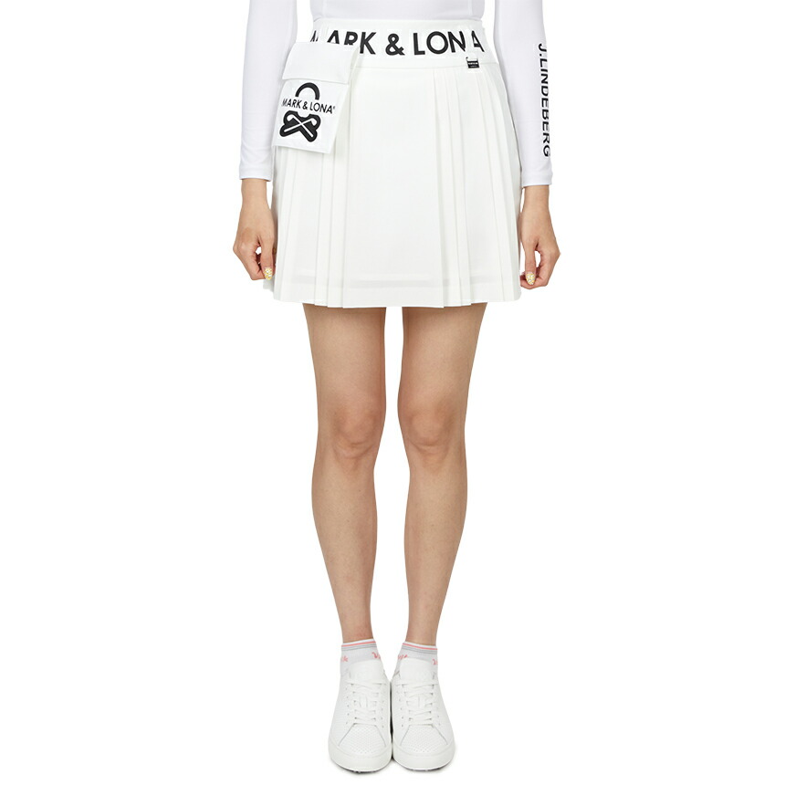 【3%オフクーポン散り散り中】 MARK \u0026 LONA マークアンドロナ レディース スコート MLW 5A AE04 WHITE