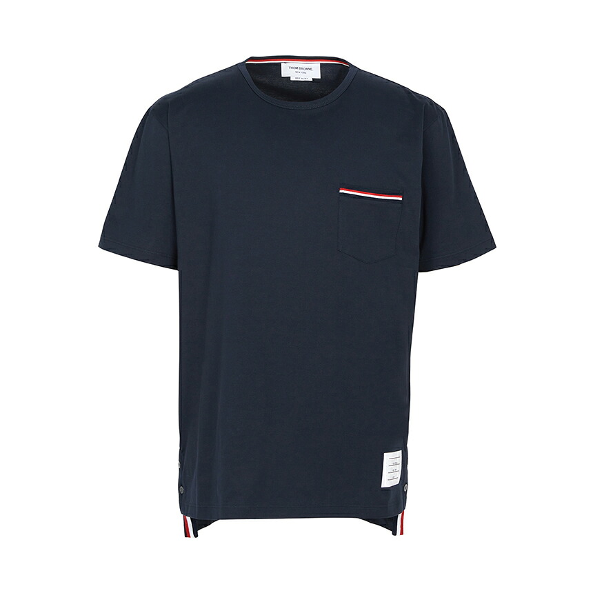 【3%オフクーポン配布中】 THOM BROWNE トムブラウン MJS010A 01454 415 メンズ 半袖シャツ|LUXBOY店