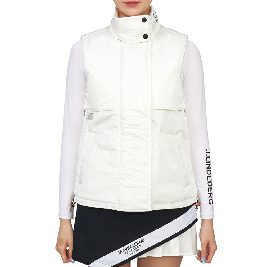 【3%オフクーポン配布中】 MARK & LONA マークアンドロナ レディース ベスト MCW 4C AD51 WHITE|LUXBOY店