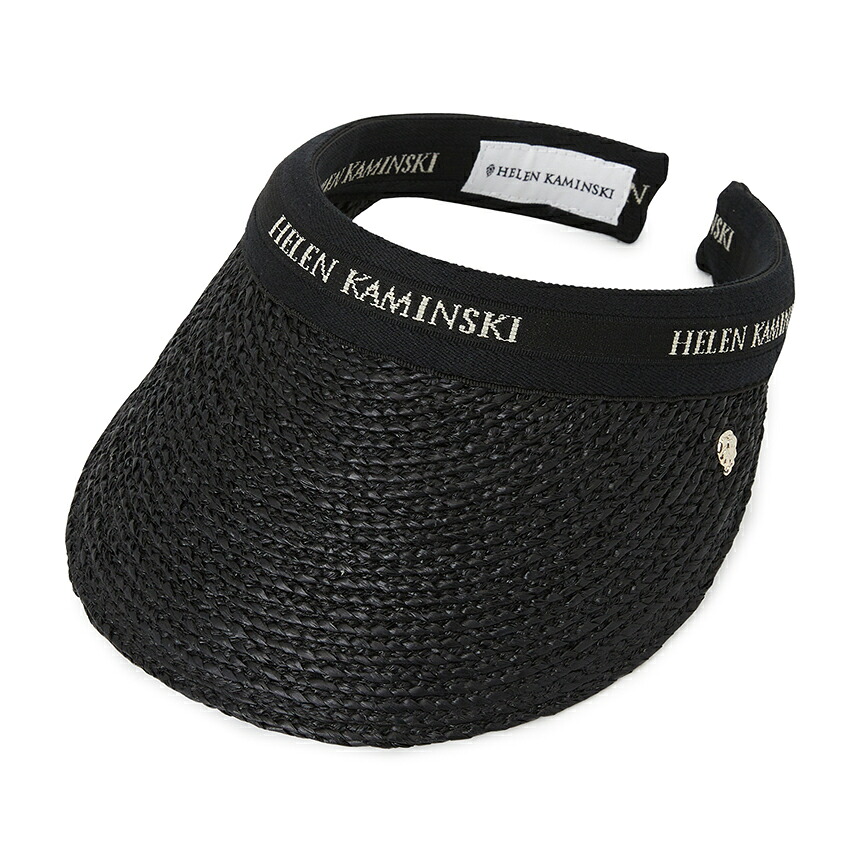 【3%オフクーポン配布中】 HELEN KAMINSKI ヘレンカミンスキー レディース ハット HAT50265 CHARCOAL BLACK LOGO｜LUXBOY店