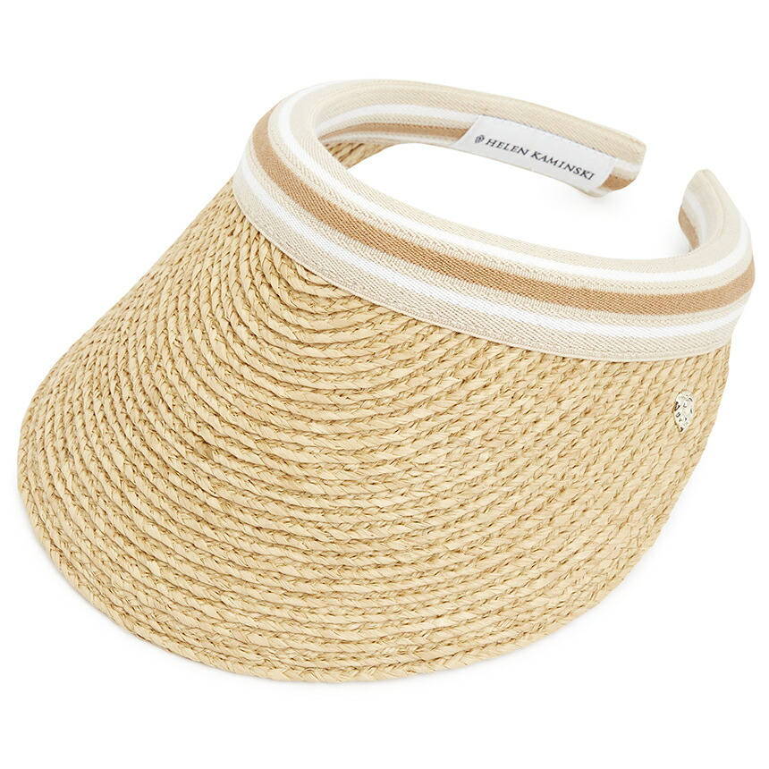 【3%オフクーポン配布中】 HELEN KAMINSKI ヘレンカミンスキー ハット HAT50265 NATURAL NOUGAT STRIPE｜LUXBOY店