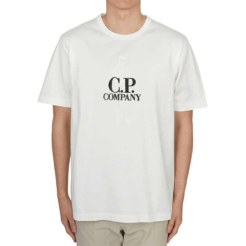 【3%オフクーポン離れ離れ中】 CP COMPANY シーピーカンパニー メンズ 半袖プルオーバー 18CMTS106A 110301W 103