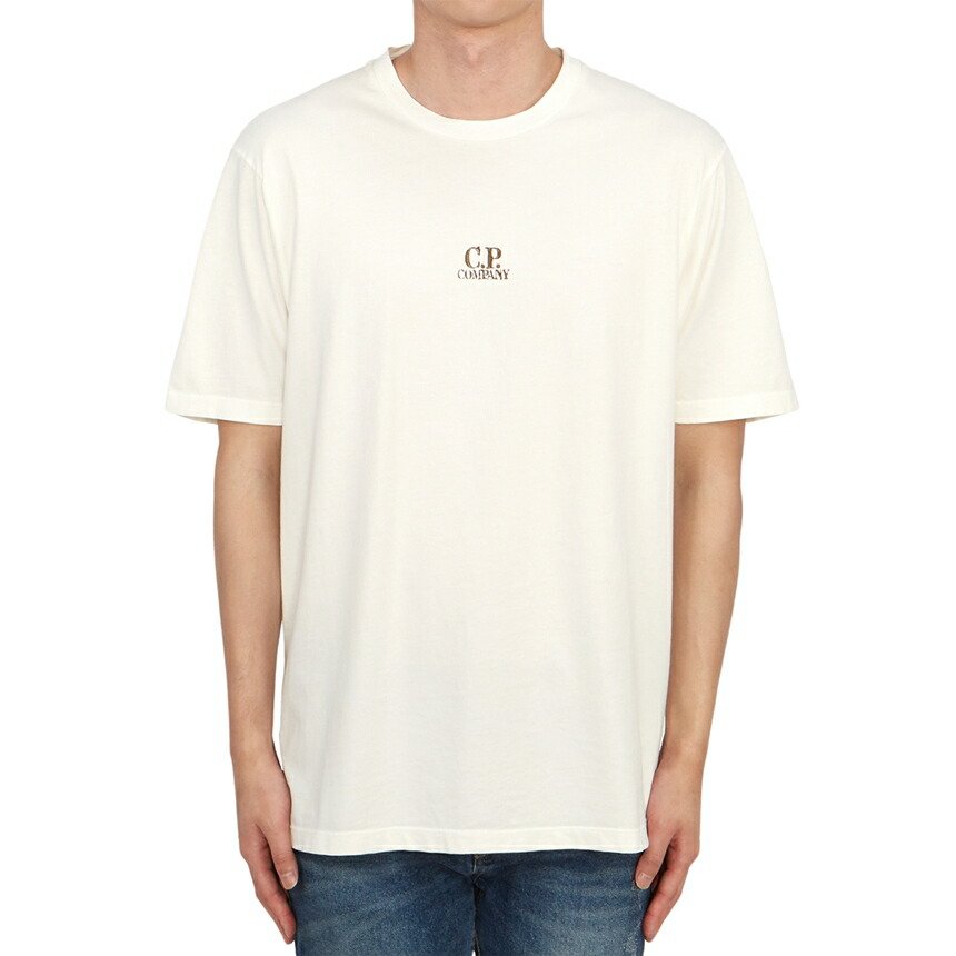 【3%オフクーポン散り散り中】CP COMPANY シーピーカンパニー メンズ 半袖ティーシャツ 16CMTS288A 005431G 103