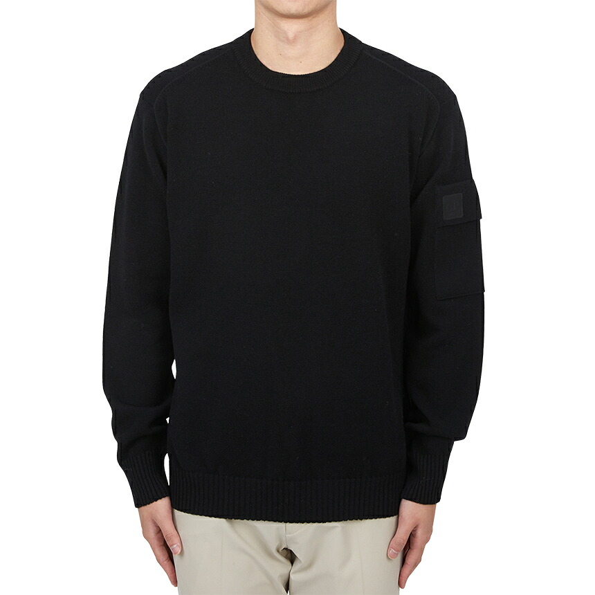 【3%オフクーポン散り散り中】 CP COMPANY シーピーカンパニー メンズ 編み物 17CLKN017A 005528A 999