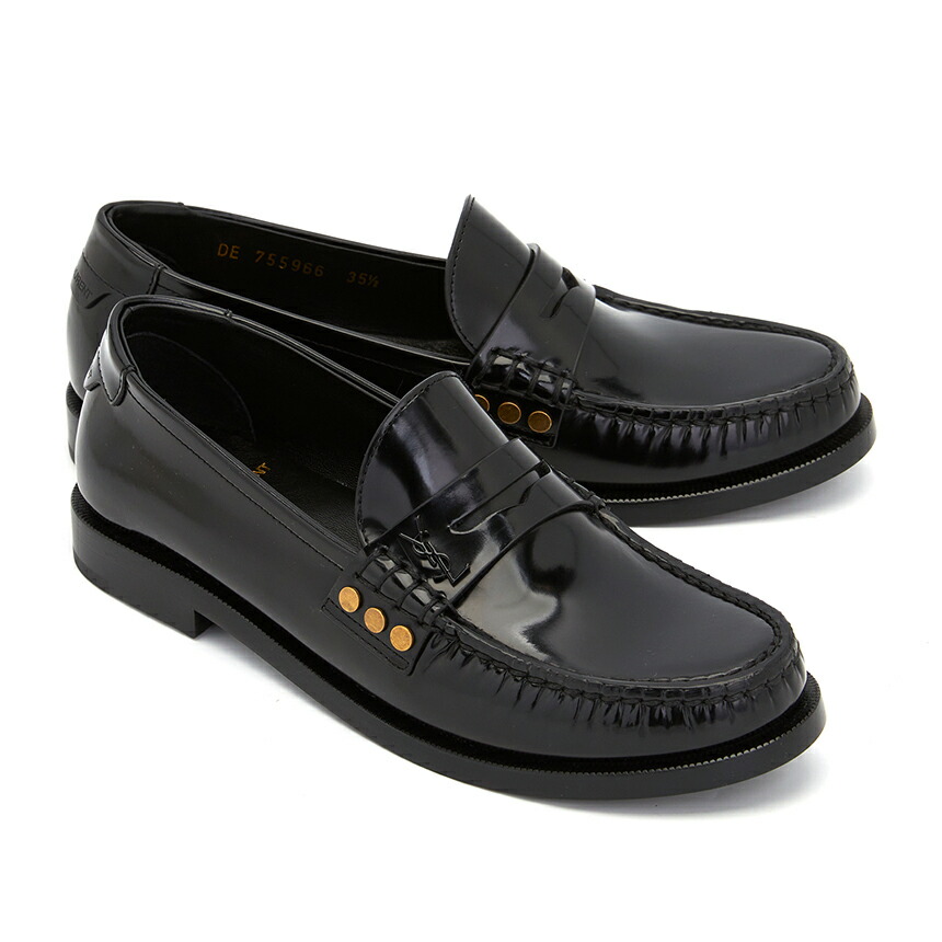SAINT LAURENT ローファー　38.5 LE LOAFER supple in shiny leather | Saint Laurent | YSL TW