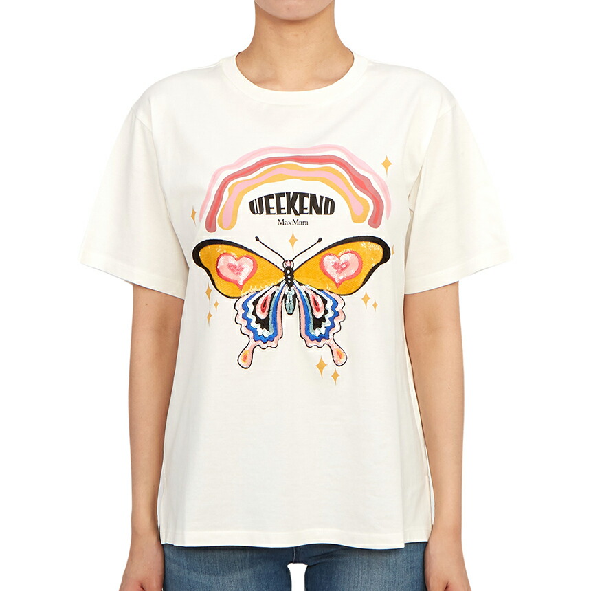 MAX MARA 半袖Tシャツ CIPRIA 1946071 600 015 Max Mara MAX MARA マックスマーラ 半袖Tシャツ CIPRIA チプリア