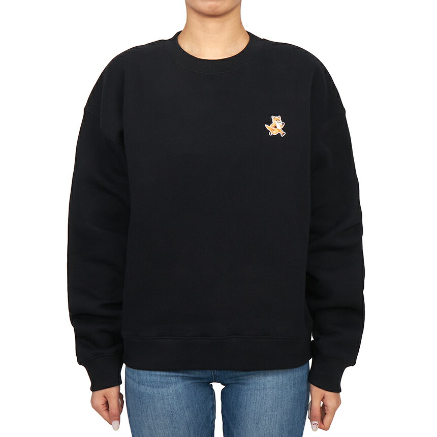 楽天市場】メゾンキツネ スウェット チラックス フォックス ネイビー