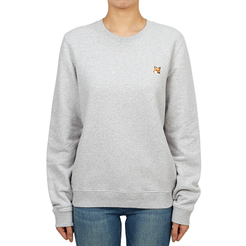 メゾンキツネ　フォックスヘッド パッチ レギュラー スウェットシャツ 楽天市場】メゾンキツネ スウェット レディース フォックス