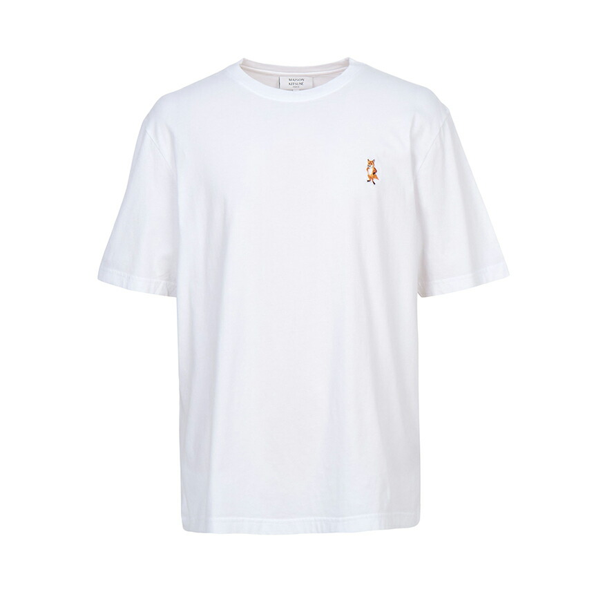【3%オフクーポン離れ離れ中】 MAISON KITSUNE 棲み家 狐狸 メンズ 半袖プルオーバー PM00123KJ7026 P100