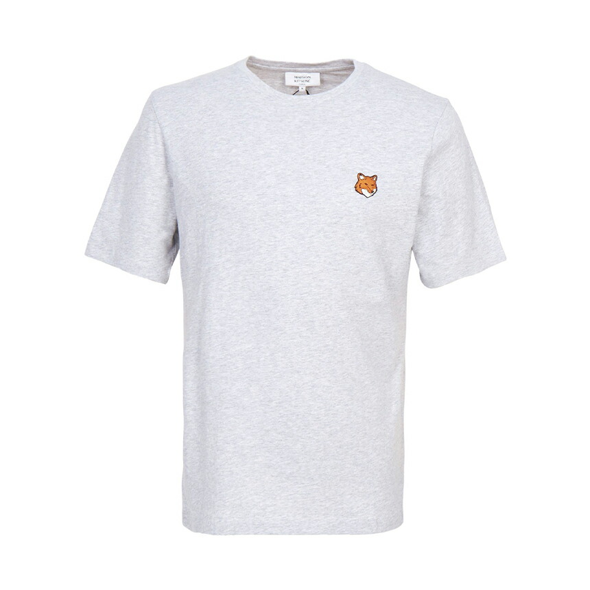 【3%オフクーポン別れ別れ中】 MAISON KITSUNE 棲み家 稲荷 メンズ 半袖ティーシャツ PM00107KJ7026 H120