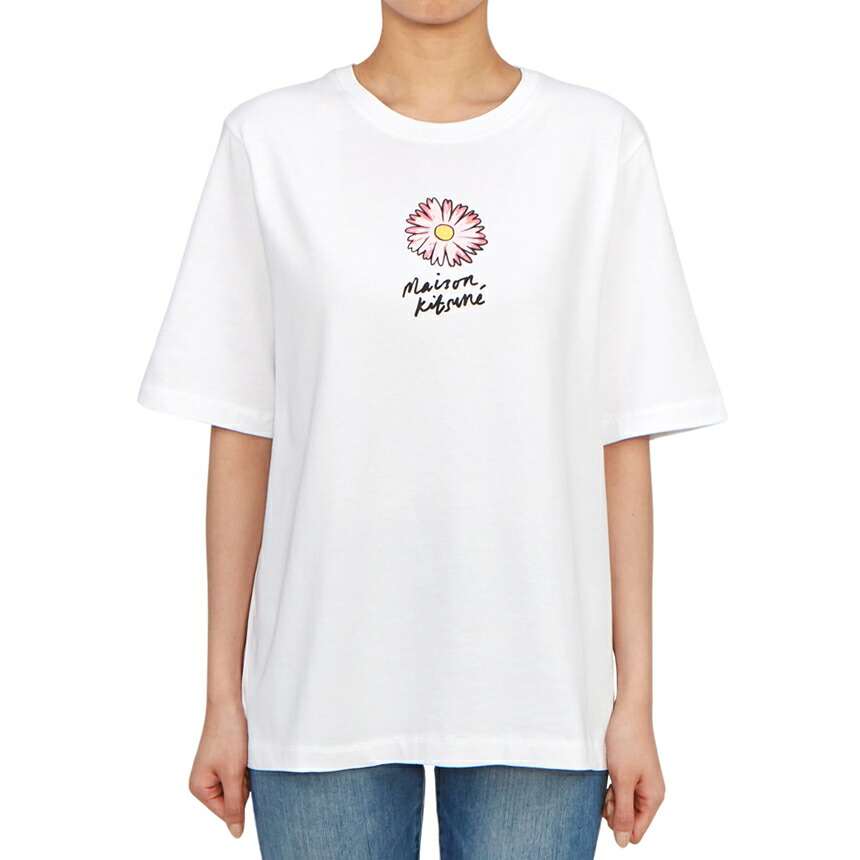 【3%オフクーポン配布中】 MAISON KITSUNE メゾン キツネ レディース 半袖Tシャツ MW00113KJ0119 P100|LUXBOY店