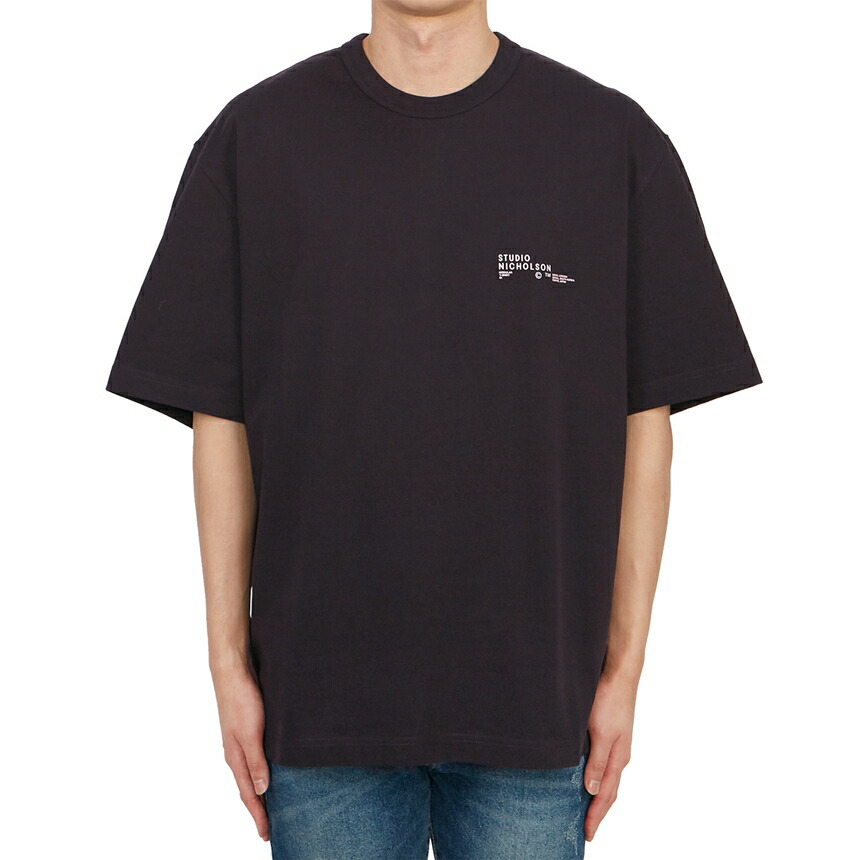 スタジオニコルソン メンズ 半袖Tシャツ HARLOW SNM 1160 BLACK 楽天市場】【3%オフクーポン配布中】 STUDIO NICHOLSON スタジオ