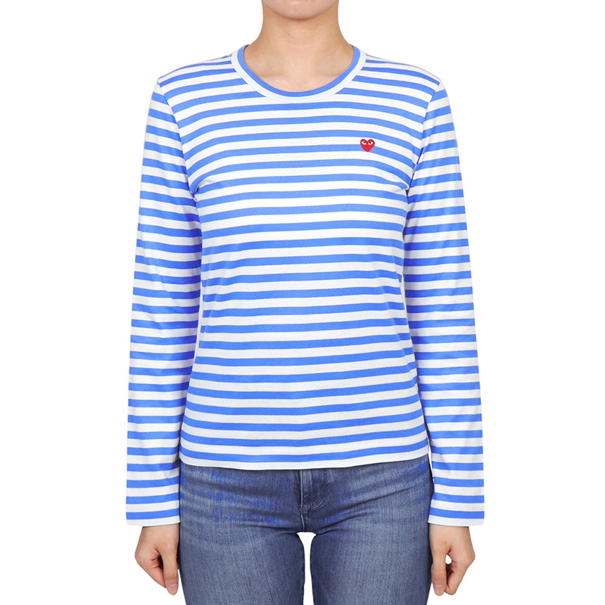 【3%オフクーポン離れ離れ中】 COMME DES GARCONS コムデ給仕 レディース 長袖プルオーバー AZ T217 051 1