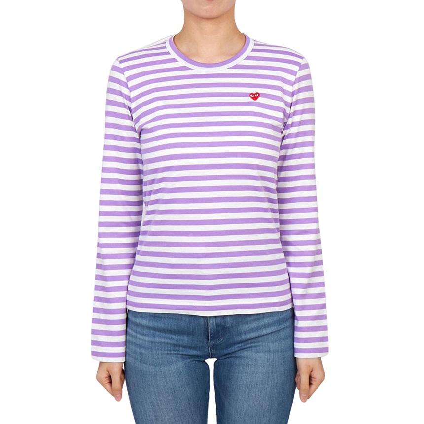 【3%オフクーポン離れ離れ中】 COMME DES GARCONS コムデ給仕 レディース 長袖プルオーバー AZ T217 051 4