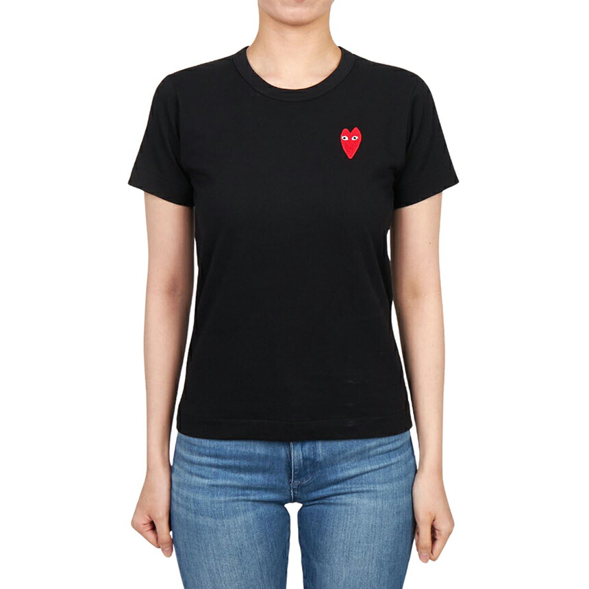【3%オフクーポン散り散り中】 COMME DES GARCONS コムデ給仕 レディース 半袖ティーシャツ AZ T229 051 1