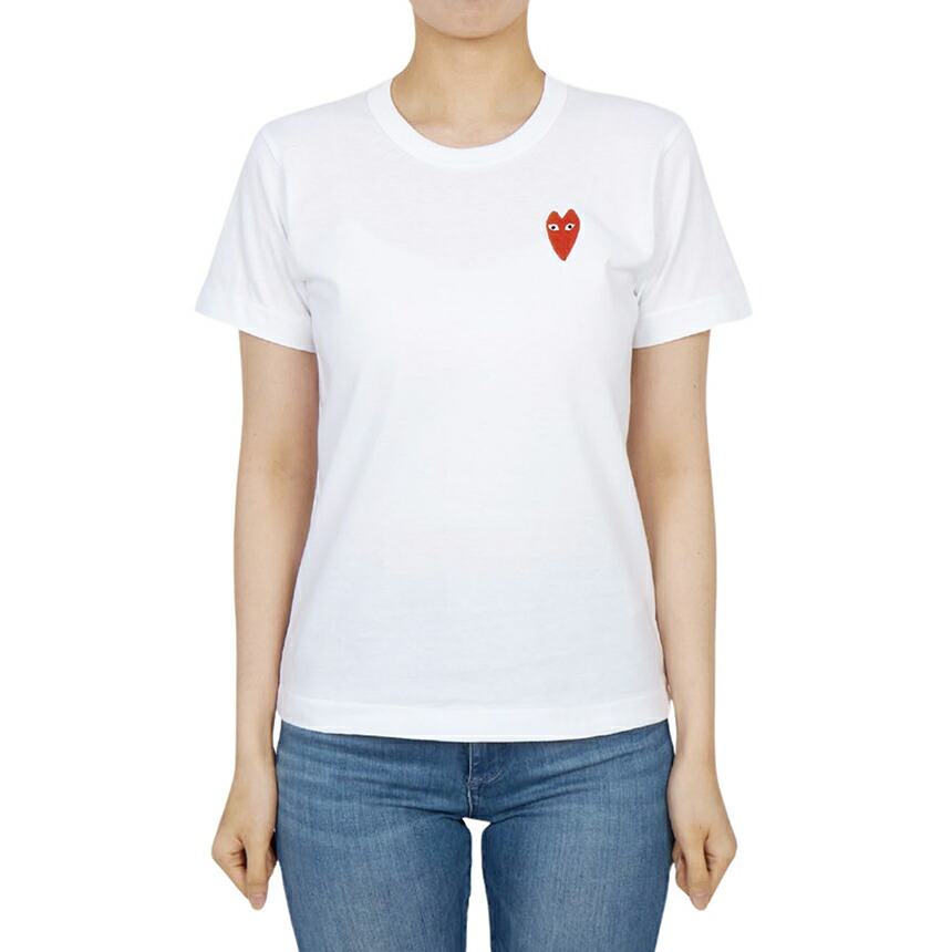 【3%オフクーポン散り散り中】 COMME DES GARCONS コムデ給仕 レディース 半袖ティーシャツ AZ T229 051 3