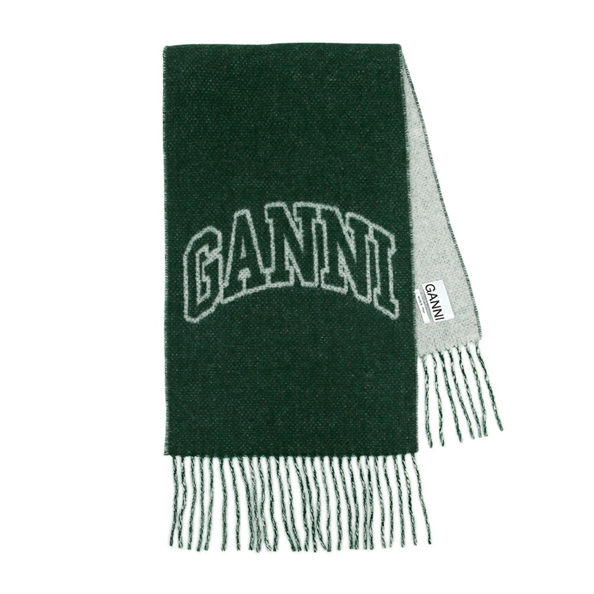 楽天市場】【ポイント10倍！】GANNI ガニ— マフラー フリンジ