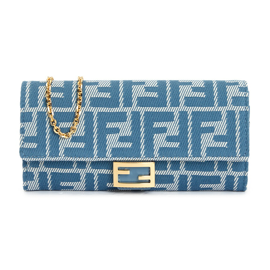 楽天市場】フェンディ FENDI 三つ折り長財布 ズッカ ブラウン