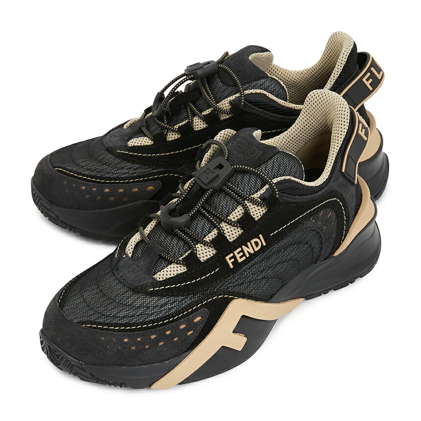 FENDI レディース スニーカー 8E8620 ASAX F1RUI Fendi Flow Technical fabric Black | Fendi