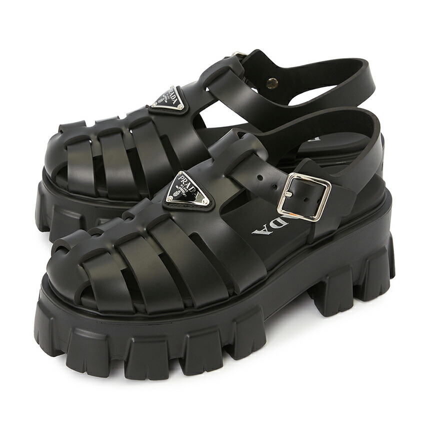 楽天市場】【最大15,000円オフクーポン】PRADA プラダ サンダル