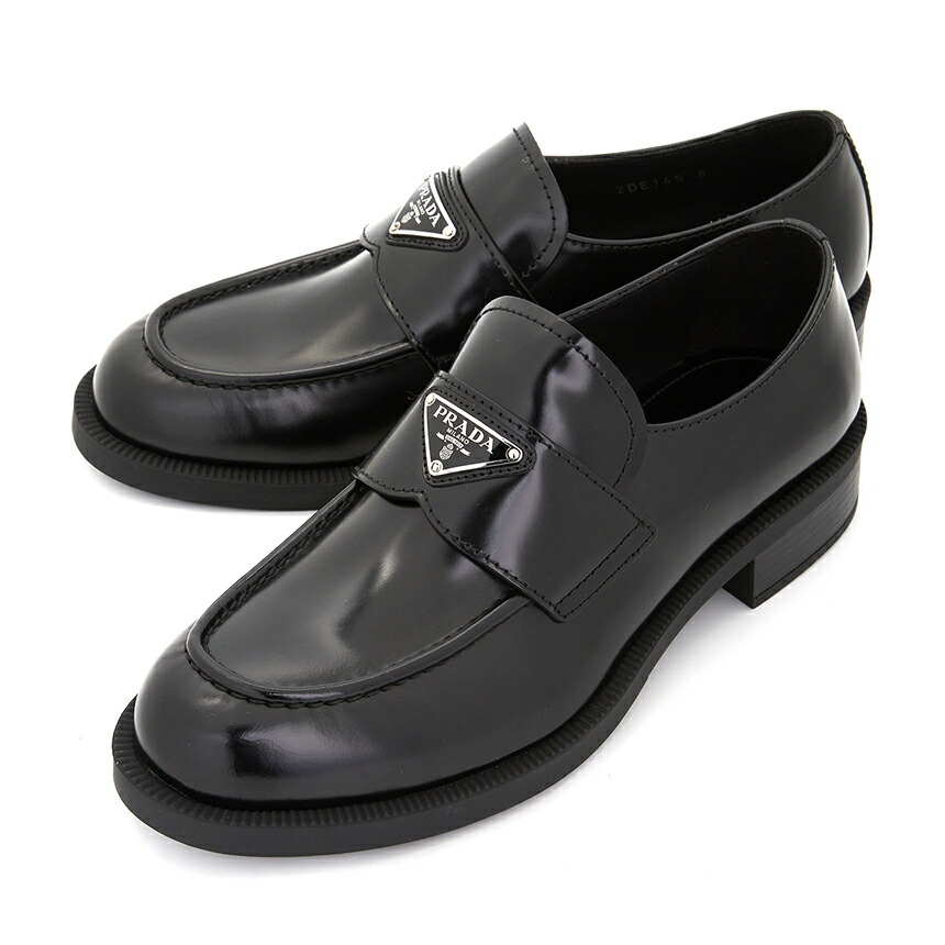 PRADA｜LOAFERS (2DG152 B4L F0002) Buy Prada Brushed Leather Chunky Loafer 'Black' - 2DG152 B4L