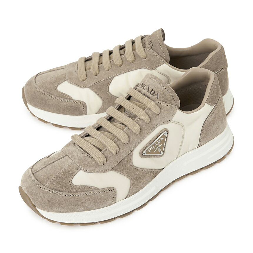 【3%オフクーポン別れ別れ中】 PRADA プラダ メンズ スニーカー 2EE455 LOW F04CR