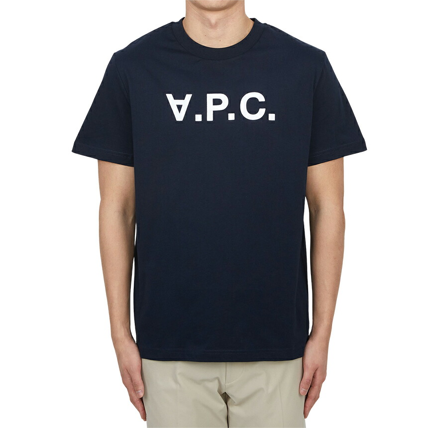 アーペーセー メンズ 半袖Tシャツ COFBT M26341 IAK DARK NAVY アーペーセー A.P.C. Tシャツ 定番 半袖カットソー トップス
