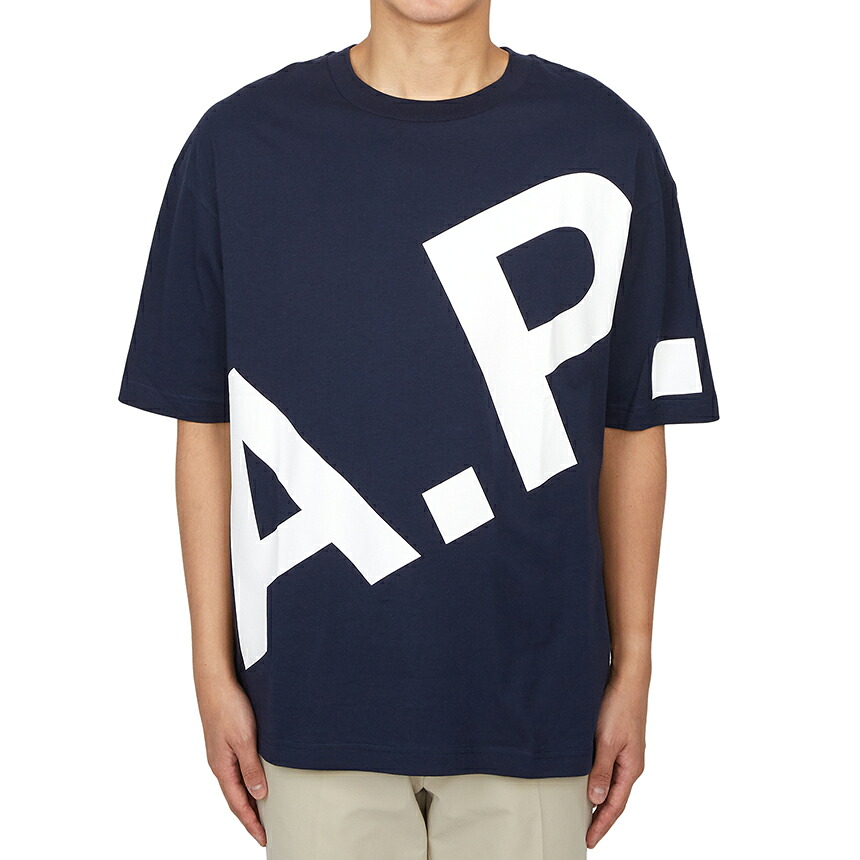 【3%オフクーポン散り散り中】 APC アーペーセー メンズ 半袖プルオーバー COFBT M26341 IAK DARK NAVY