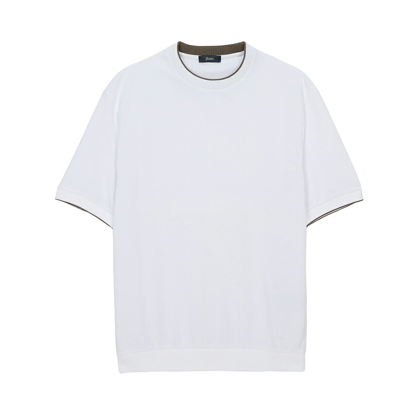 HERNO Tシャツ JG000225U 54009 半袖 クルーネック ヘルノ HERNO HERNO Tシャツ JG000225U 54009 半袖 クルーネック