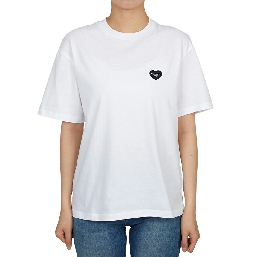 【3%オフクーポン散り散り中】 CARHARTT WIP 鉄道車両ハート形 WIP レディース 半袖プルオーバー I032318 00AXX