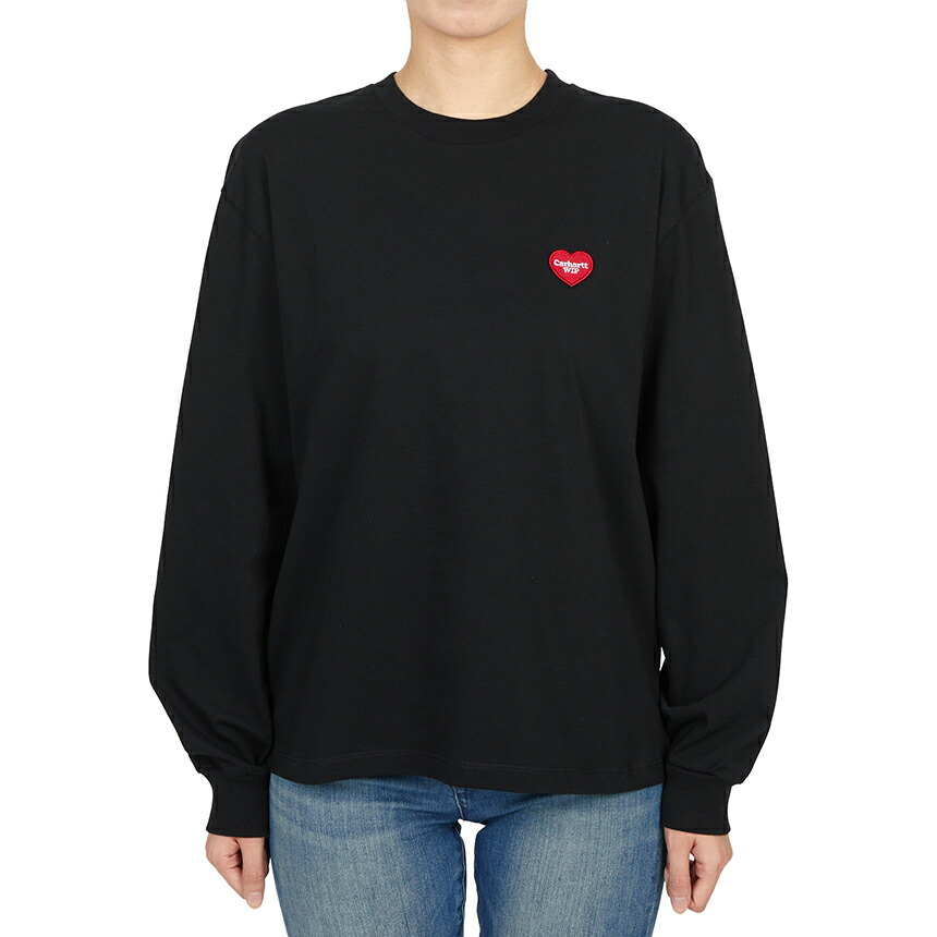 【3%オフクーポン別れ別れ中】 CARHARTT WIP 鉄道車両ハート形 WIP レディース 長袖プルオーバー I035469 1V2XX