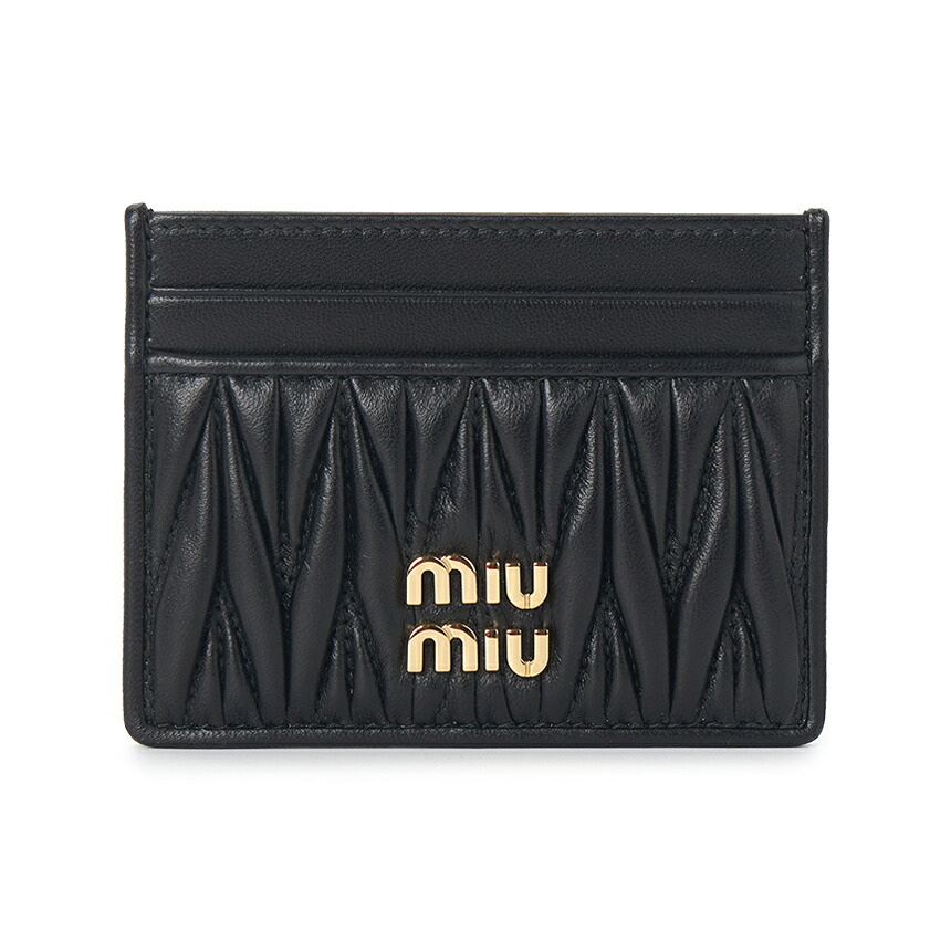 【3%オフクーポン配布中】 MIUMIU ミュウミュウ レディース カードケース 5MC076 AFPP F0002|LUXBOY店
