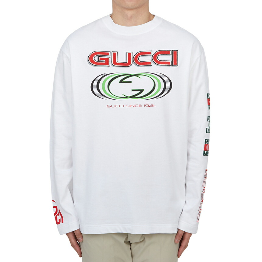 グッチ メンズ 長袖Tシャツ 784413 XJGQK 1043 楽天市場】【3%オフクーポン配布中】 GUCCI グッチ メンズ 長袖T
