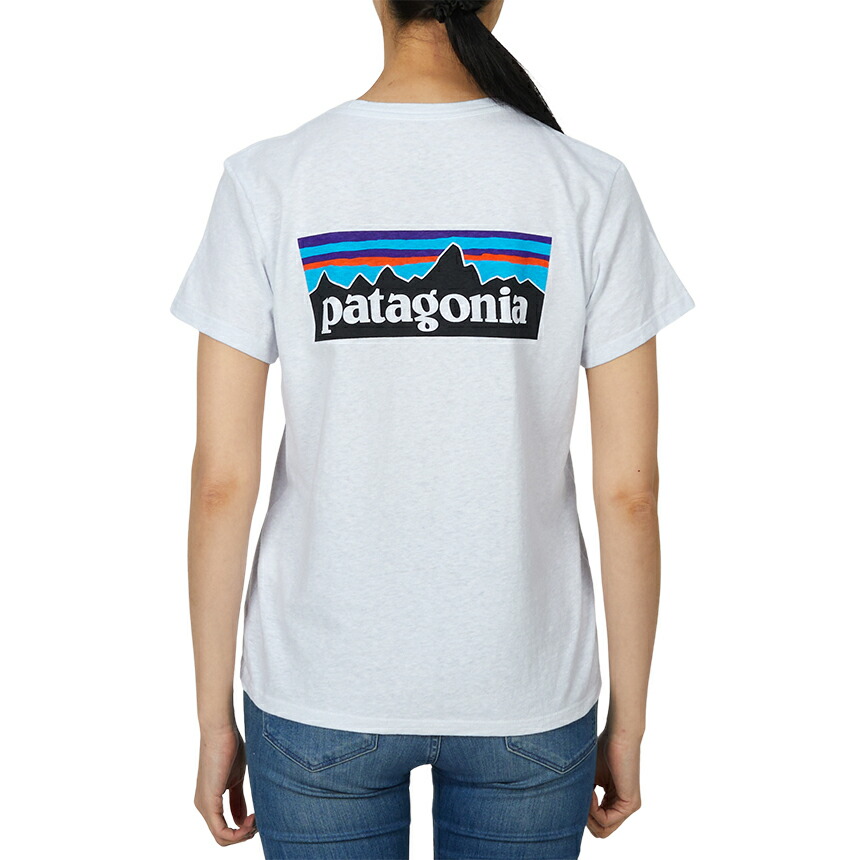 【3%オフクーポン配布中】 PATAGONIA パタゴニア レディース 半袖Tシャツ 37567 WHI｜LUXBOY店