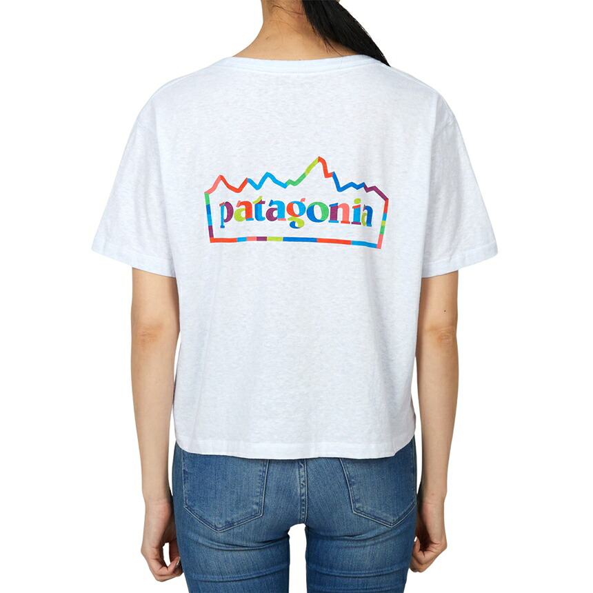 【3%オフクーポン配布中】 PATAGONIA パタゴニア レディース 半袖Tシャツ 37769 WHI|LUXBOY店
