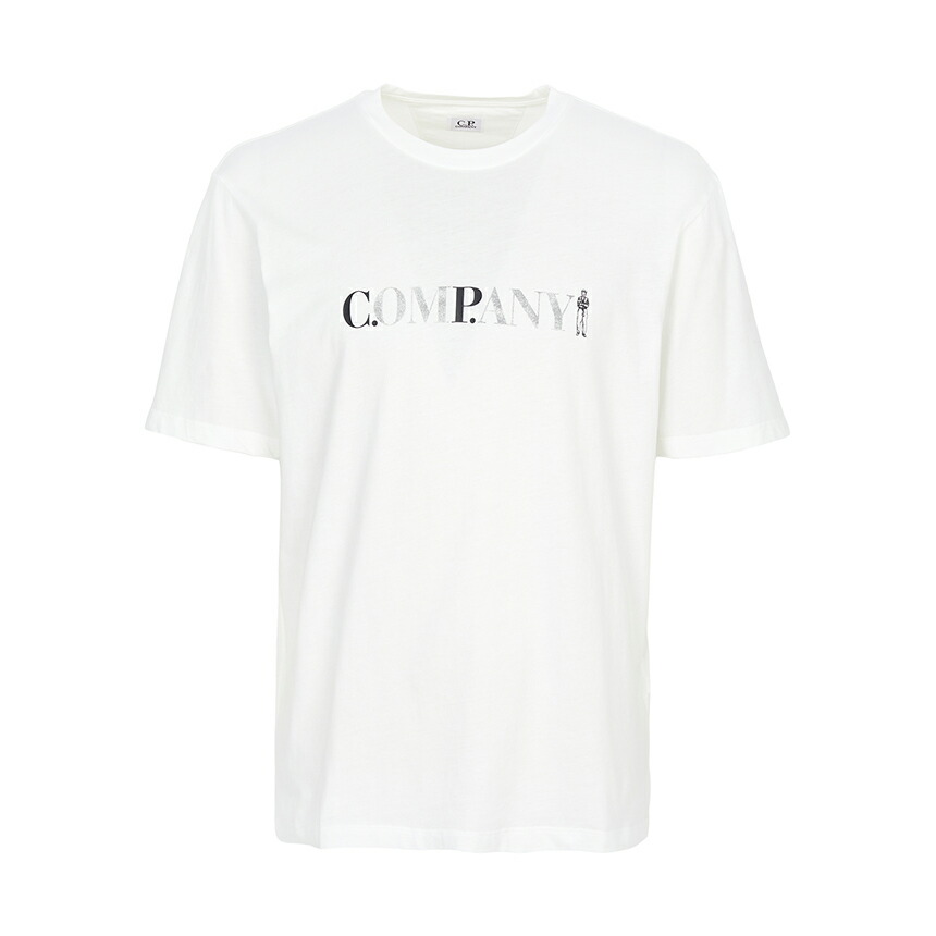 【3%オフクーポン散り散り中】 CP COMPANY シーピーカンパニー メンズ 半袖ティーシャツ 20CMTS085A 005100W 103