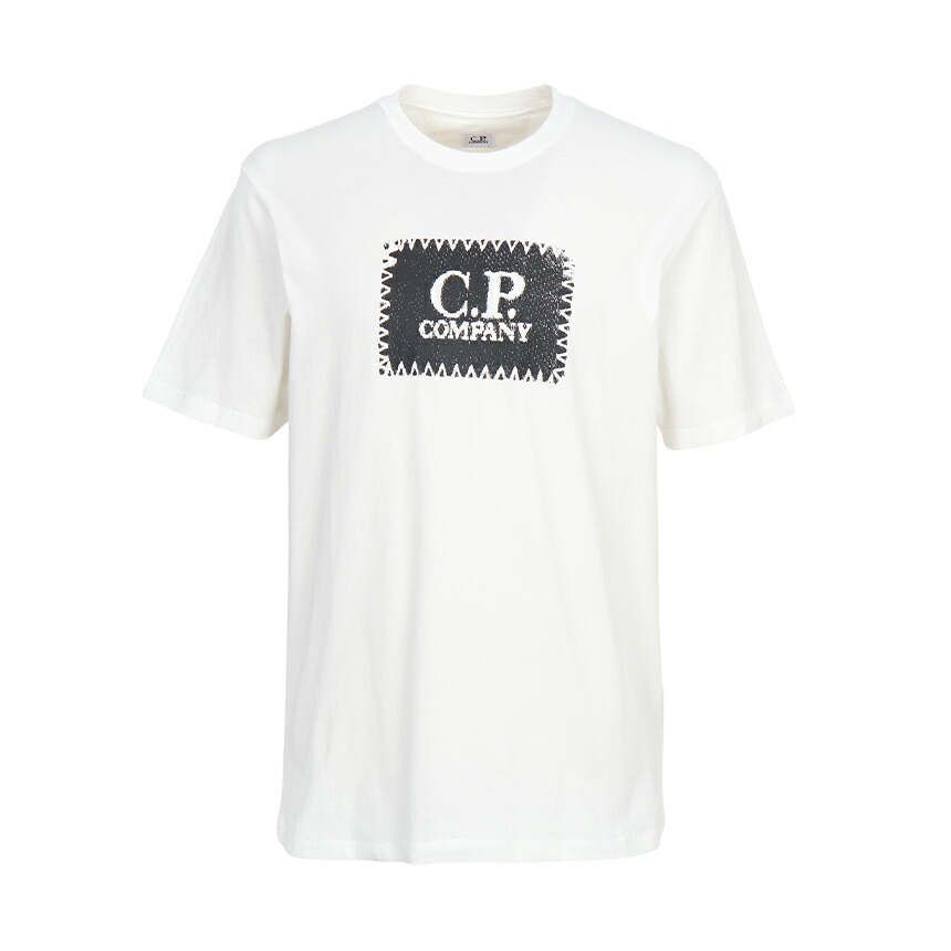 【3%オフクーポン別れ別れ中】 CP COMPANY シーピーカンパニー メンズ 半袖プルオーバー RCCMTS723A 005100W 103
