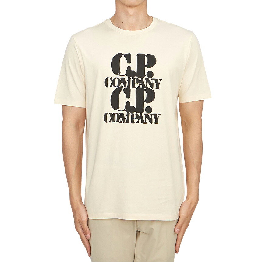 【3%オフクーポン配布中】 CP COMPANY シーピーカンパニー メンズ 半袖Tシャツ 16CMTS137A 005100W 402|LUXBOY店
